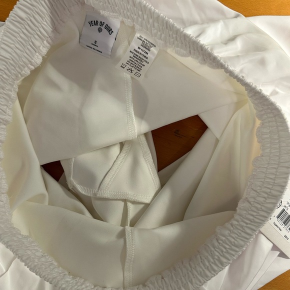 Year of Ours White Terrain Shorts 2.0 size Small - Picture 5 of 8